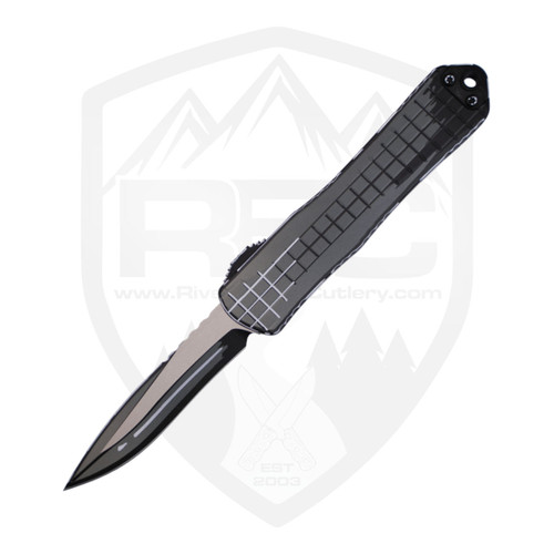 Heretic Manticore E Recurve OTF Cel Shade Stealth Gray Aluminum, MagnaCut - H029F-CS-GRY
