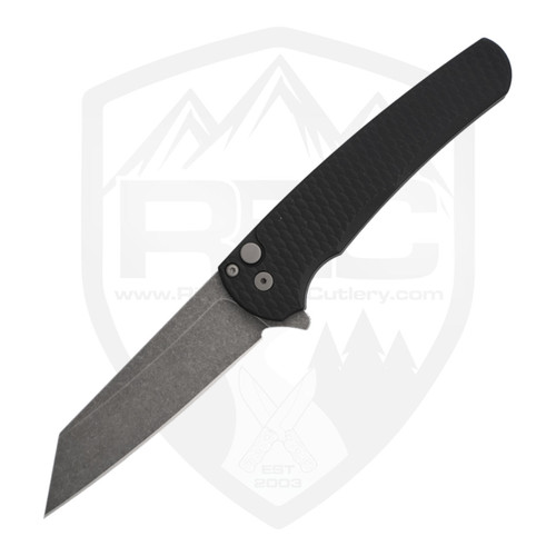 ProTech Malibu Reverse Tanto Battleworn Red Dragon Scale Aluminum