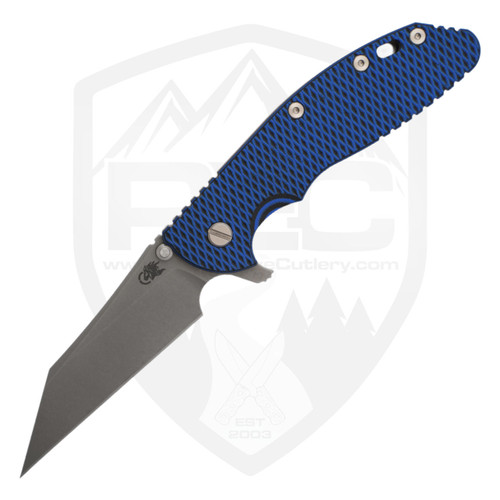 Hinderer Knives XM-24 Skinny Wharncliffe Red G10 Battle Blue