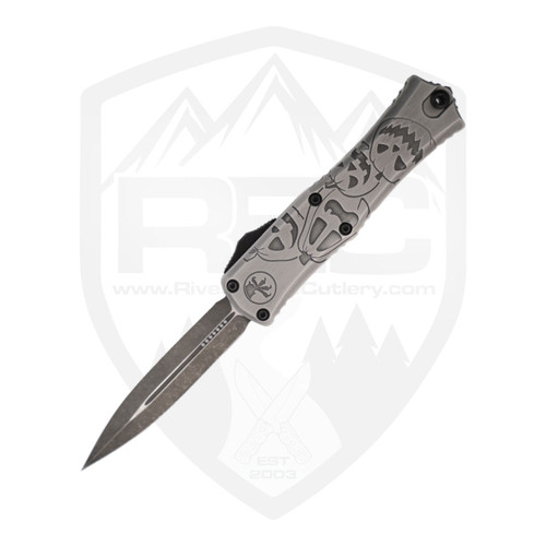 Microtech Hera II Mini Double Edge Mummy Wrap Auto Knife