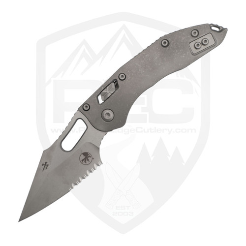 Microtech Stitch Ram-Lok Marfione Select Apocalyptic Titanium, P/S Apocalyptic M390MK -  169RL-11APMS1