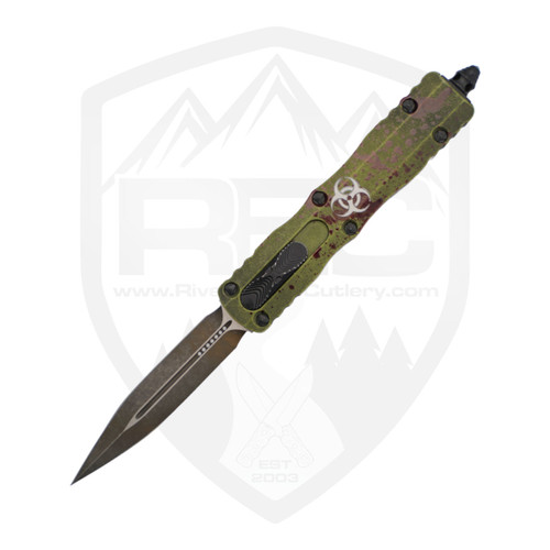 Microtech Cypher II D/E Outbreak Signature Series, Cerakote
