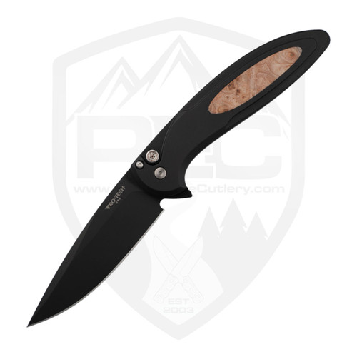ProTech Cambria 2 Flipper Black Aluminum and TechnoCarbo Teal