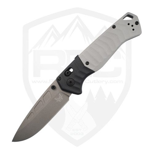 Benchmade Taggedout Deep Olive Grivory Handles, Tan Cerakote Elmax