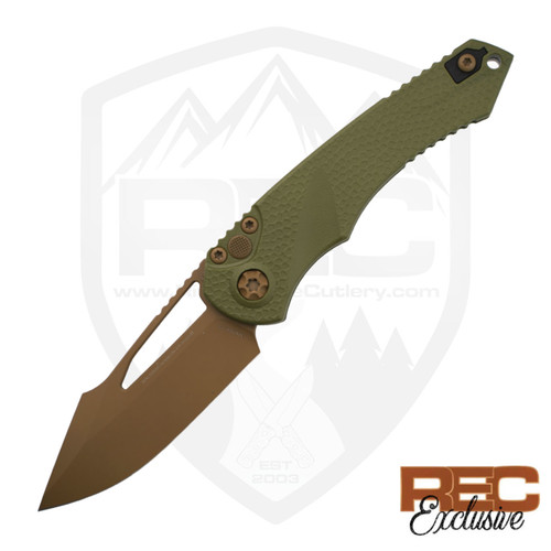 Heretic Mini Pariah Manual, REC Exclusive OD Green Scales, Flat Dark Earth Cerakote Magnacut - H052-17A-OD
