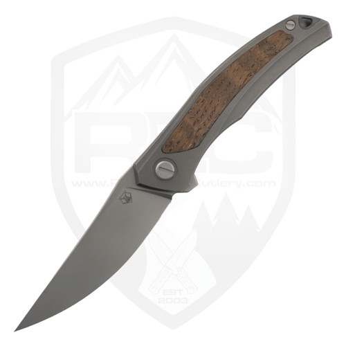 Shirogorov Ursus Quantum NL Titanium/Black G10, Stonewash Cromax PM