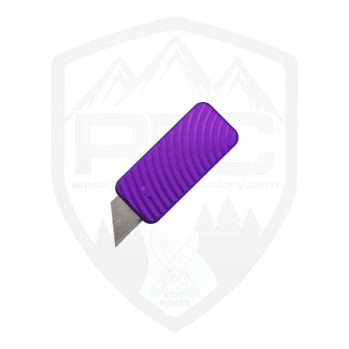 Rivery MFG Zero Knurled CadLabCNC Collaboration, Purple