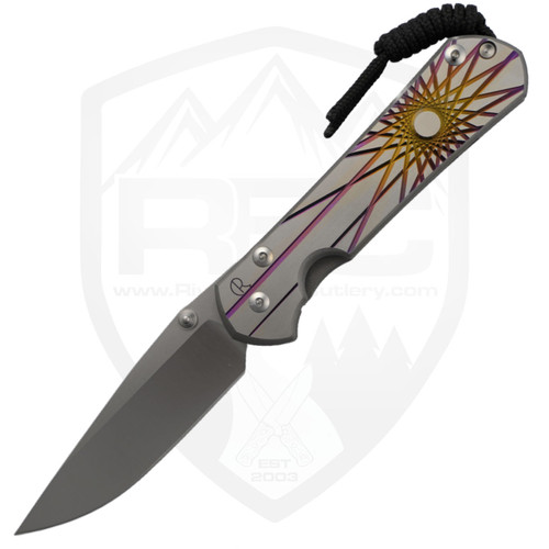 Chris Reeve Knives Large Sebenza 31 Drop Point Unique Graphic #7 - L31-1400-0004