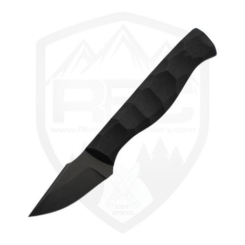 Aux Mfg Custom Model 1, Black G10, Acid Wash AEB-L