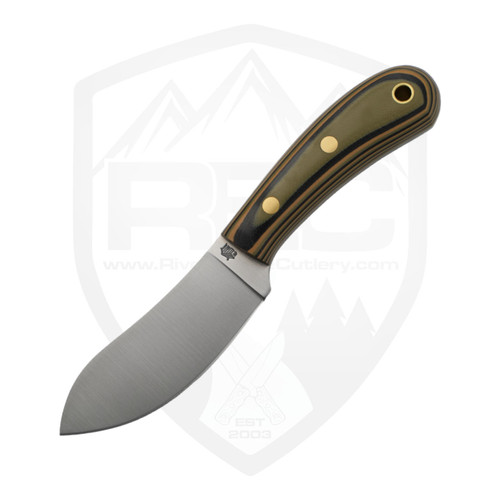 LT Wright Knives Camp MUK Camo G10, Flat Ground A2