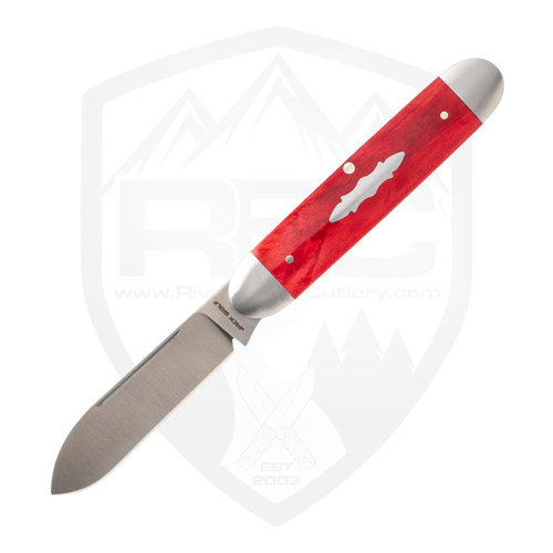 Jack Wolf Knives Equal End Slipjoint, Stainless Steel Bolsters