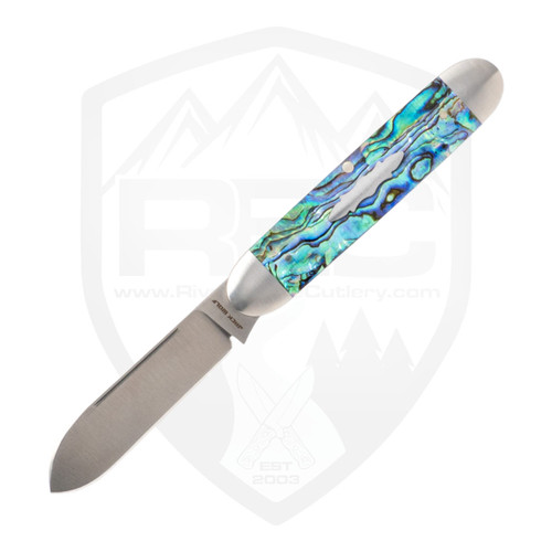 Jack Wolf Knives Equal End Slipjoint, Stainless Steel Bolsters