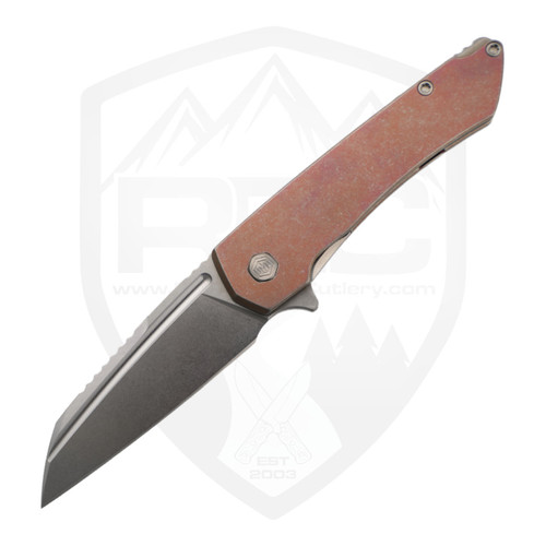 MachineWise Mojave Distressed Pink Smooth Titanium, Stonewash S90V #0798
