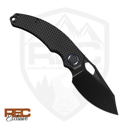 Kunwu Lefty Compadre | PVD Black Titanium with DLC VANAX
