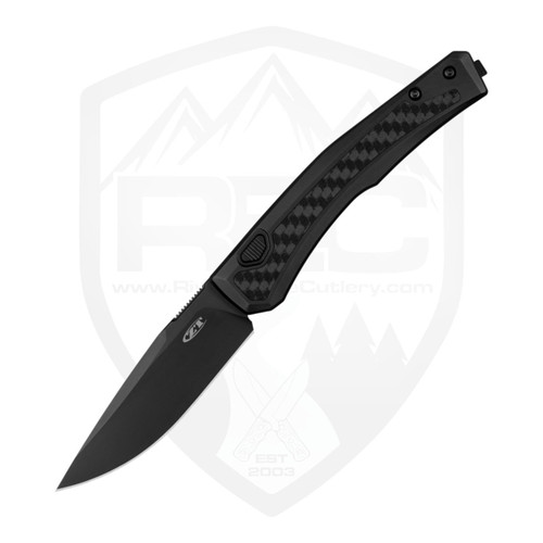 Zero Tolerance 0556BLK Titanium w/ Carbon Fiber Inlay, Black Magnacut - 0117