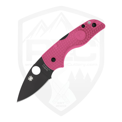 Spyderco Lil' Native Lightweight Pink FRN,  DLC BD1N - C230PPNBK