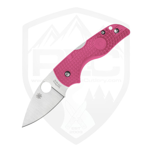Spyderco Lil' Native Lightweight Pink FRN, Satin BD1N - C230PPN