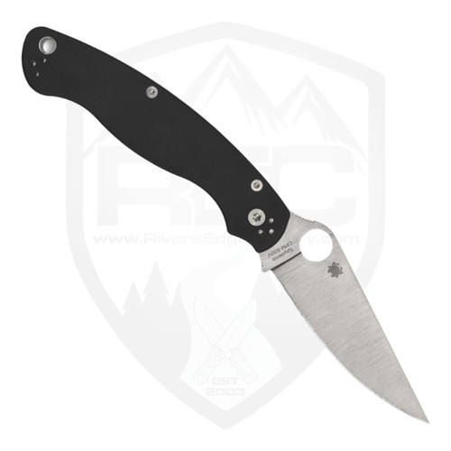 Spyderco Military 2 Left Handed Black G-10, Satin S30V - C36GPLE2