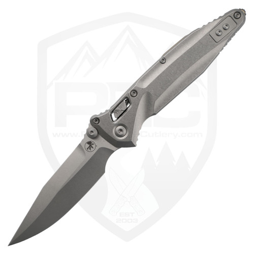 Microtech Socom Delta Ram-Lok Marfione Select, Stonewash Titanium w/ Bronze Accents, Double Vapor Blast M390MK - 159RL-10SMS2