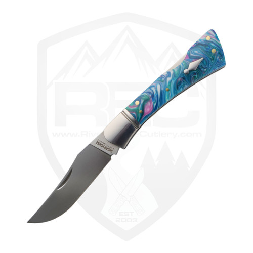 Finch Sugar House Knife Syndicate Jackrabbit Lockback Jazz Stripes
