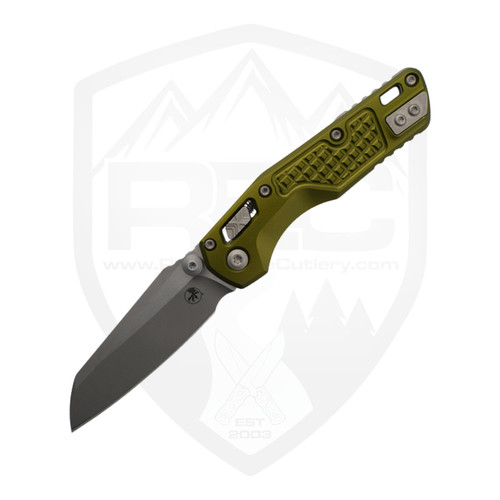 Microtech MSI Mini S/E OD Green Frag Aluminum, Apocalyptic M390MK - 210M-10APFROD