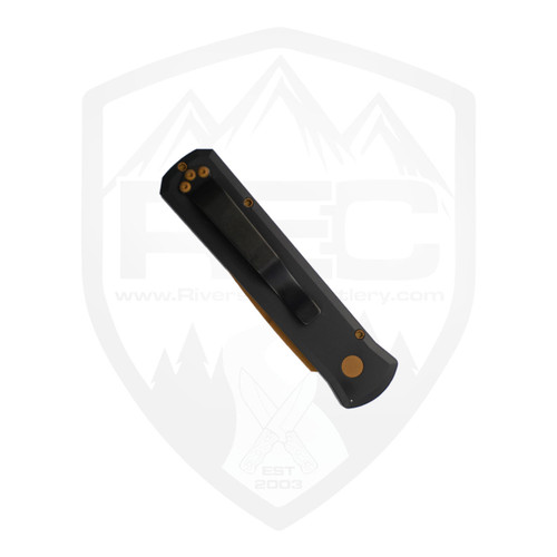 ProTech Godson LH | Left-Handed 154CM Auto Black Aluminum