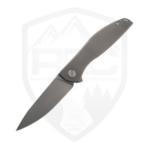 Shirogorov NeOn NL, Titanium w/ Natural Micarta, MRBS, Elmax Blade