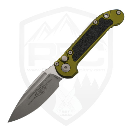 Microtech LUDT Gen 3 S/E OD Green Aluminum, Apocalyptic M390MK - 1135-10APOD