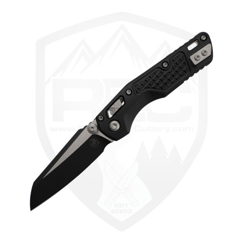 Microtech MSI Mini S/E Black Frag Aluminum, Stonewash M390MK