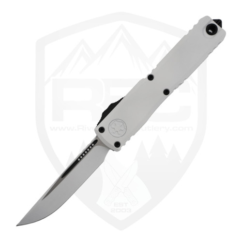 Microtech Ultratech Gen IV Stormtrooper, White Aluminum, White M390MK - 11214-1STD