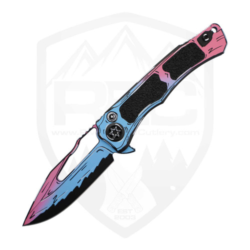 Heretic Wraith V4 Manual Button Lock, Cel Shade Cotton Candy, Magnacut - H001-CS-CC