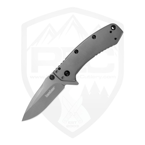 Kershaw Cryo Assisted Framelock, Stainless Handles, Nitride Coated 8Cr13MoV - 1555Ti