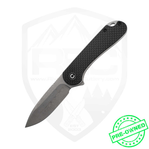 Civivi Elementum Damascus, no box, Pre-Owned