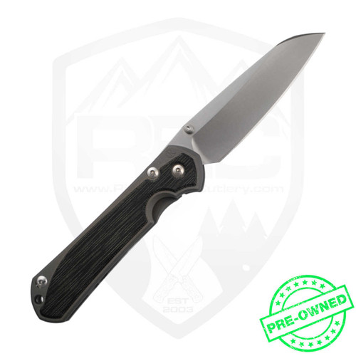 CRK Large Sebenza Left Handed Insingo Micarta Inlay no box, Pre-Owned