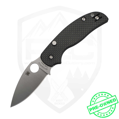 Spyderco Sage 6 CF, w/ box, Pre-Owned
