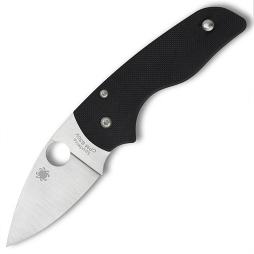 Spyderco Lil' Native Compression Lock, Black G-10 / Satin CPM-S30V - C230GP