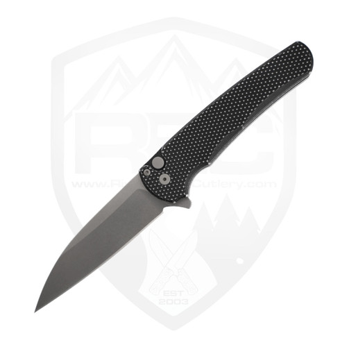 ProTech Malibu Wharncliffe - Textured Black Battleworn Aluminum