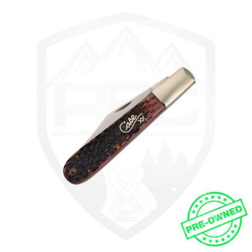 Case Cranberry Bone Grandaddy Barlow no box, Pre-Owned