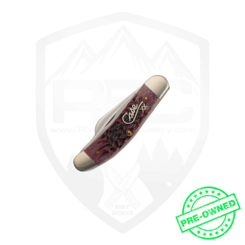 Case Cranberry Bone Sowbelly no box, Pre-Owned