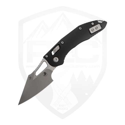 Microtech M-Stitch S/E Ram-Lok, Black Aluminum, Apocalyptic M390MK - 169MRL-10AP