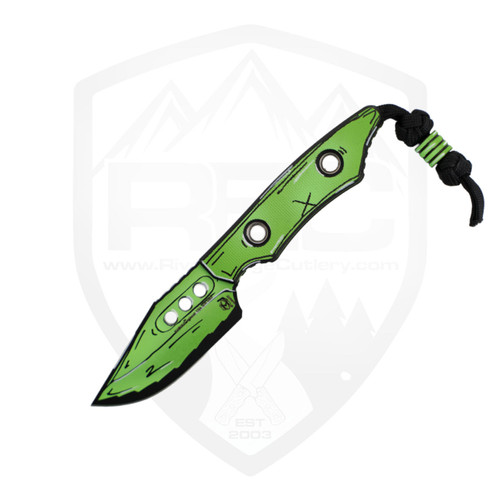Heretic Knives Kobold, Cel Shade Toxic Green Magnacut - H065-CS-TX