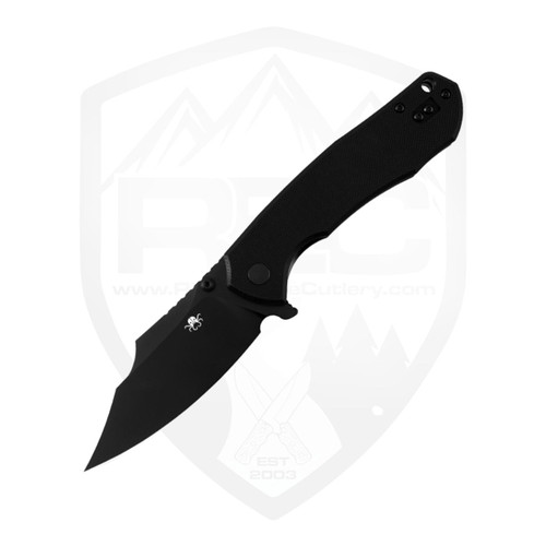 Klaken Specter Flipper Liner Lock, Black G10, Black D2 - K01-Black