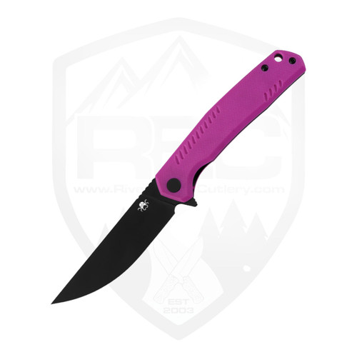 Klaken Phantom Fixed Blade, Green G10, Black 14C28N - Z068 - REC