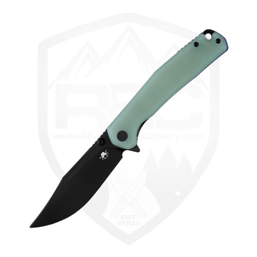 Klaken Citadel Fixed Blade, Black G10, Satin 14C28N - Z067 - REC