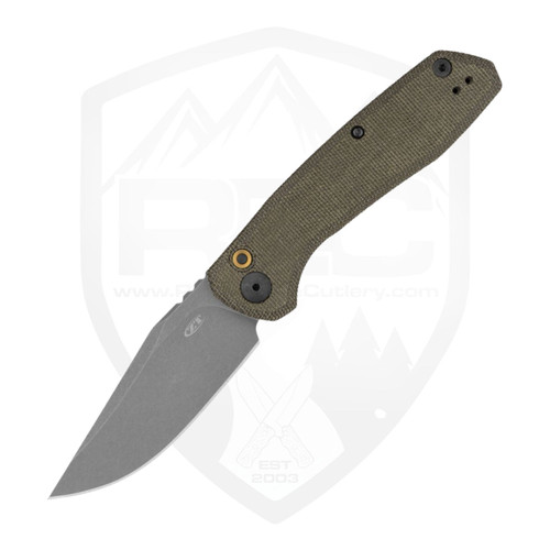 Zero Tolerance 0512 Auto, Micarta / Titanium, Gray CPM-CRUWEAR - 0512OL