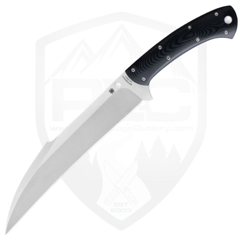 Spyderco Yurco Ginunting, Black G10, Satin 9Cr18MoV - FB54GP