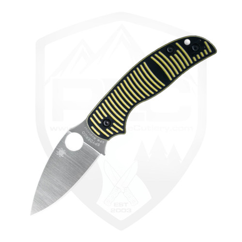 Spyderco Sage 5 Salt, Yellow and Black G10, Satin Magnacut - C123GPBKYLMC
