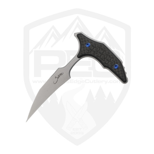 Microtech Marfione Select Bee, Carbon Fiber, Stonewash 440C - 218-10MS5