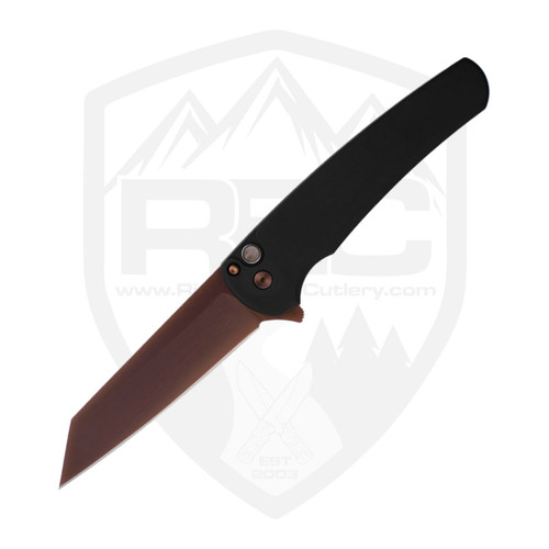 ProTech Malibu Blade Show 2026, Black Aluminum, Rose Gold PVD Magnacut - BSA26.Malibu.1