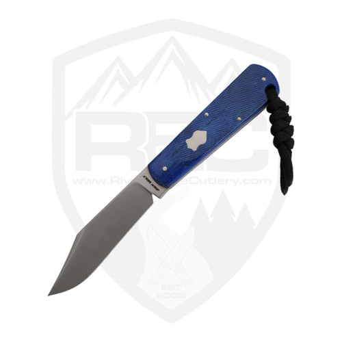 Jack Wolf Knives Gateway FIXedc, Abalone Handle, Satin 14C28N - REC